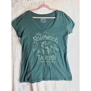 Y2K Green Rosewood Tavern New Orleans Graphic XXL‎